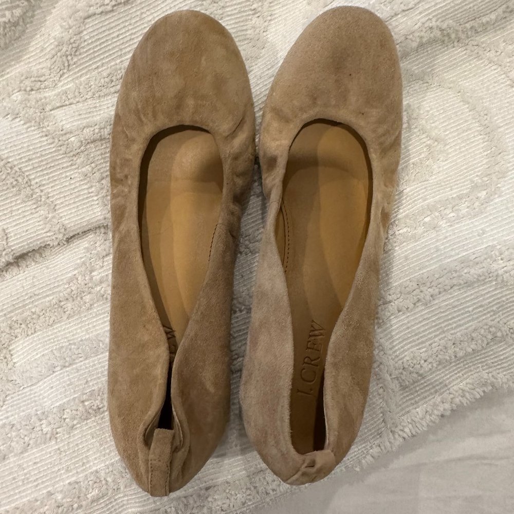 J Crew Nude Flats